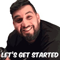 Lets Get Started Patrick Zeinali Sticker