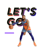 Lets Go Lebron James Sticker