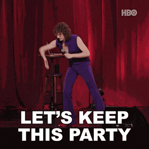 Let'S Keep This Party Going Chris Fleming GIF