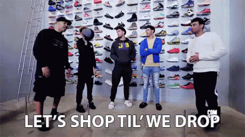 Let'S Shop 'Til We Drop GIF