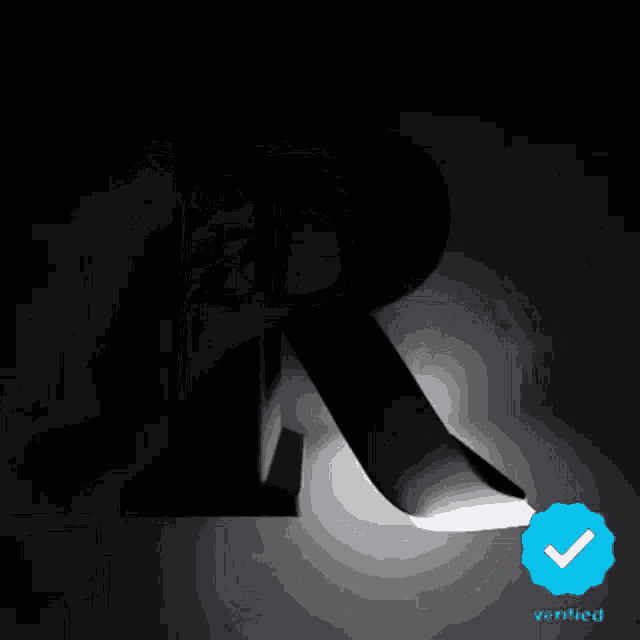 Letter R Verified GIF