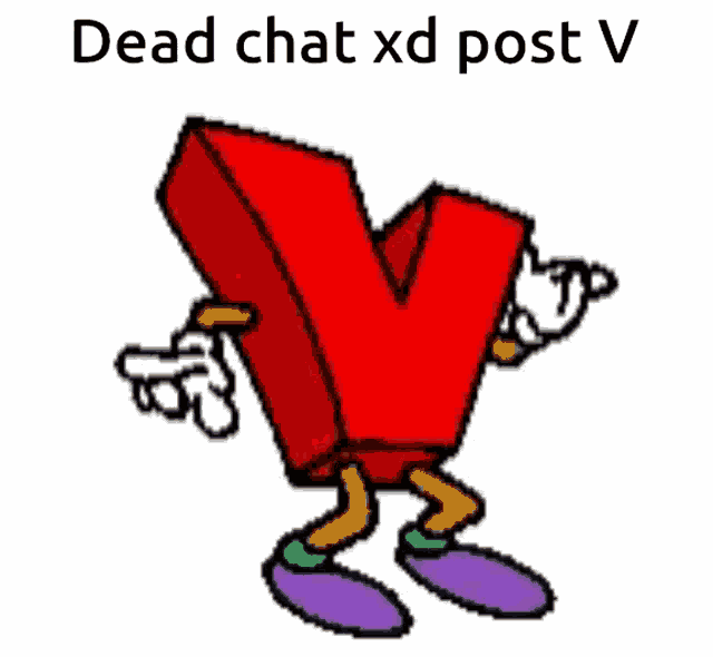 Letter V Dead Chat GIF