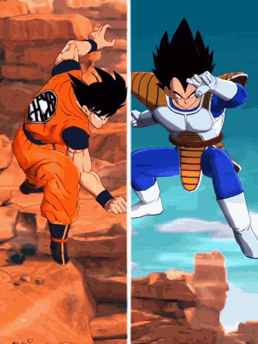 Lf Goku Lf Kaioken Goku GIF