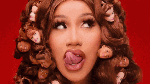 Licking My Lips Cardi B GIF