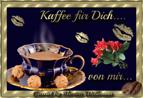 Liebe Kaffee Grüße GIF