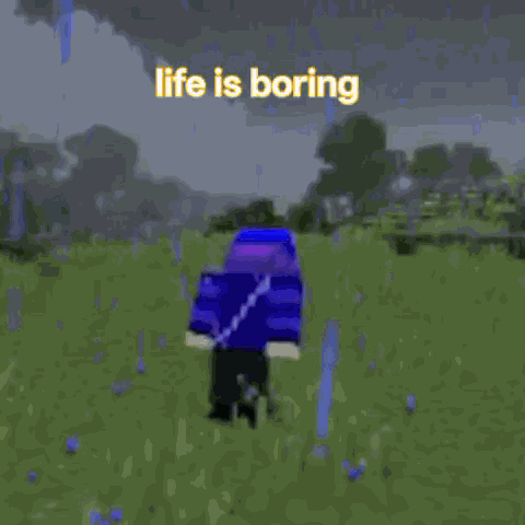 Life Is Boring Letter GIF