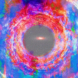 Light Beam Psychedelic GIF