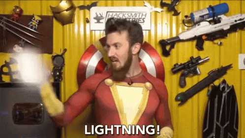 Lightning From My Hands Lightning GIF