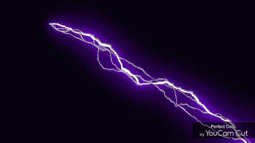 Lightning Purple Purple Magic GIF