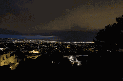Lightning Rain GIF