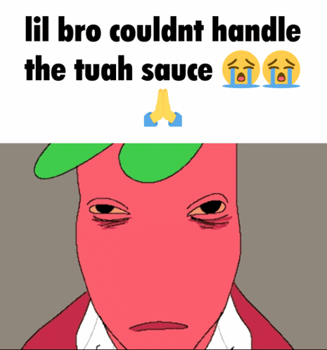 Lil Bro Couldnt Handle The Tuah Sauce Dandys World Meme