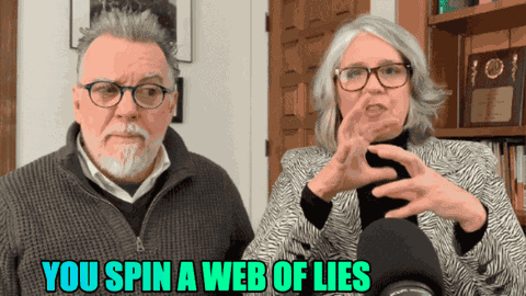 Linda Rey And Trevor You Spin A Web Of Lies GIF