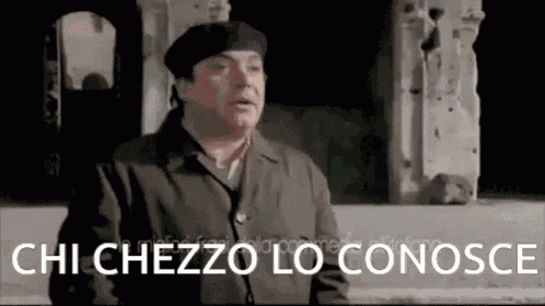 Lino Banfi Chi Chezzo Lo Conosce GIF