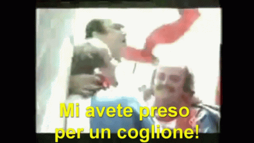 Lino Banfi Coglione GIF