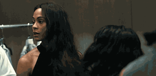 Lioness Zoe Saldana GIF