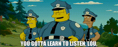 Listen Simpsons GIF