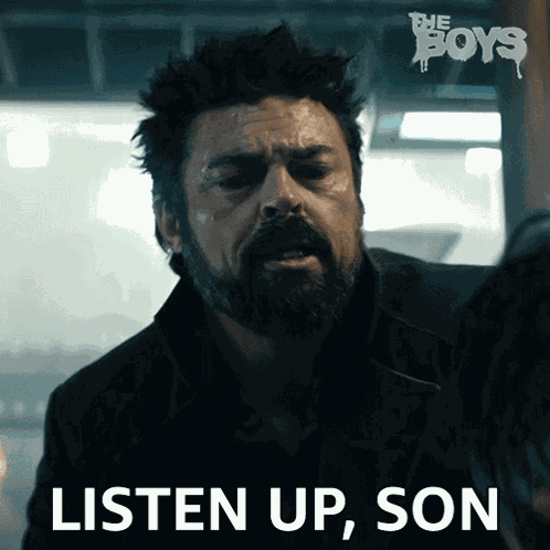 Listen Up Son Billy Butcher GIF