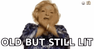 Lit Oldlady GIF