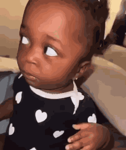 Little Black Girl Eyes Wide Can'T Stop Looking GIF