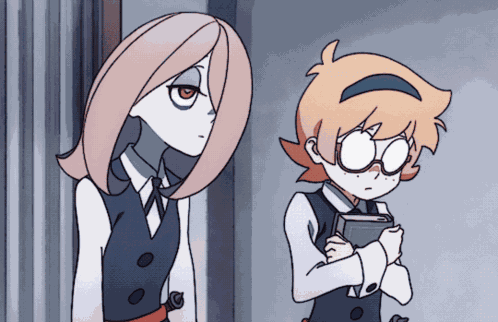 Little Witch Academia Bored GIF