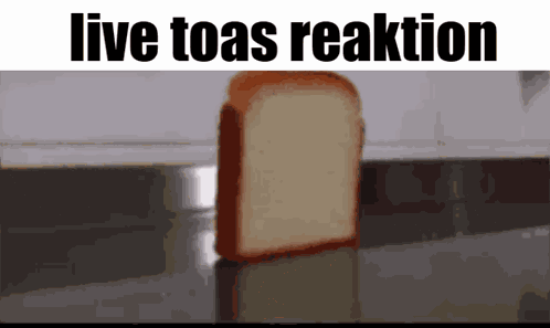 Live Toas Reaktion Toast Dies GIF