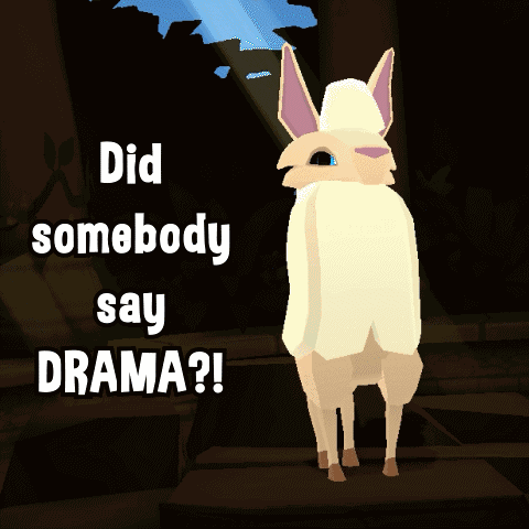 Llama Drama GIF