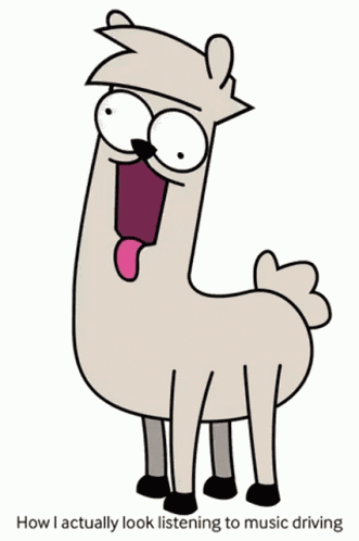 Llama Music GIF