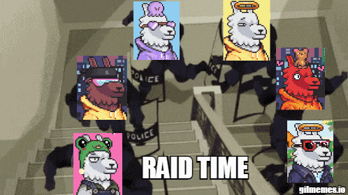 Llamapix Raid Time GIF