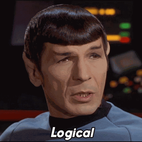 Logical Mr Spock GIF