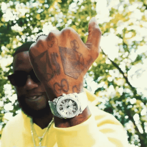 Look At My Watch Gucci Mane GIF