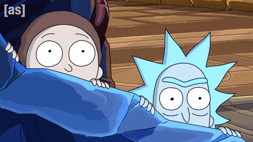 Looking At Each Other Rick GIF