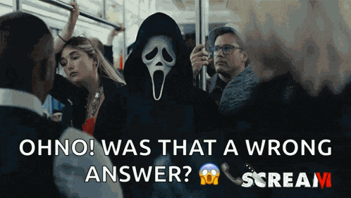 Looking At You Ghostface GIF