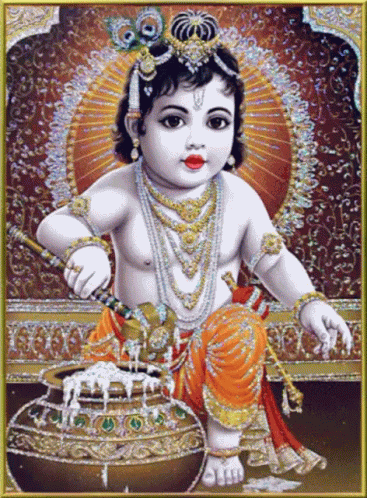 Lord Krishna Ji Happy Krishna Janmashtami GIF