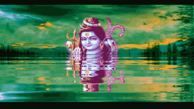 Lord Shiva Water GIF
