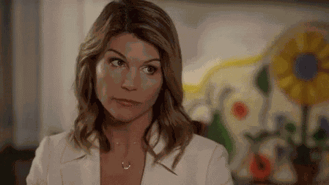 Lori Loughlin Stern Look GIF