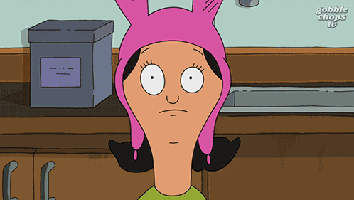 Louise Belcher Eye Twitching GIF