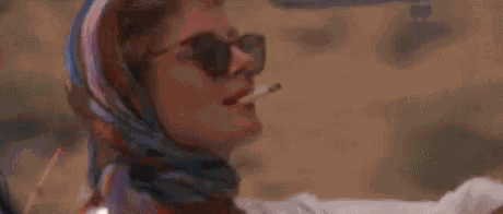 Louise Smoking GIF