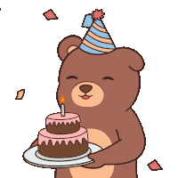 Love Happy Birthday Sticker