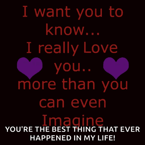 Love I Really Love You GIF