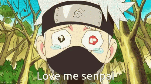 Love Me Senpai Kakashi GIF