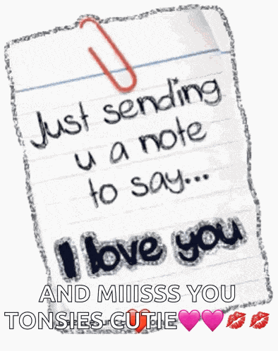 Love Note GIF