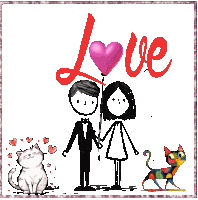 Love Png Gifs Sketsa Cinta Sticker