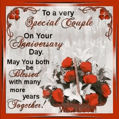 Love You Happy Anniversary GIF