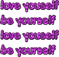 Love You Lots Be Yourself Sticker