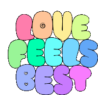 Lovefeelsbest Rainbow Sticker