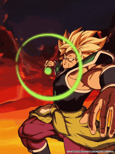 Lr Agl Super Saiyan Broly Surge Of Heightened Fighting Spirit GIF