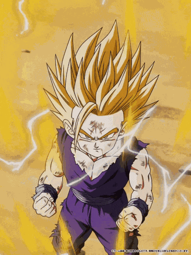 Lr Phy Super Saiyan 2 Gohan Youth Fighter Entrusted With Fate GIF