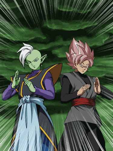 Lr Str Goku Black Super Saiyan Rose Zamasu Terrifying Zero Mortals Plan GIF