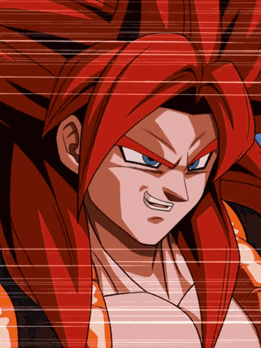 Lr Super Saiyan 4 Goku And Super Saiyan 4 Vegeta Saiyan Warriors With Ultimate Power GIF