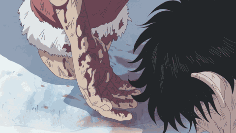Luffy Breakdown One Piece GIF